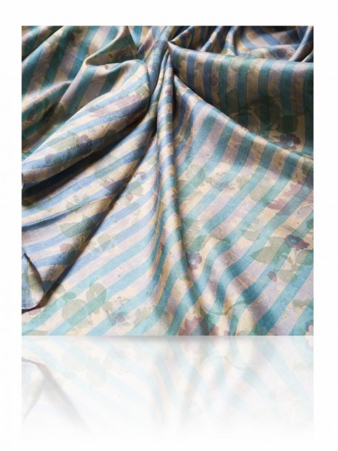 Палантин Женский SN-LAVEND.STRIPE/BLUE
